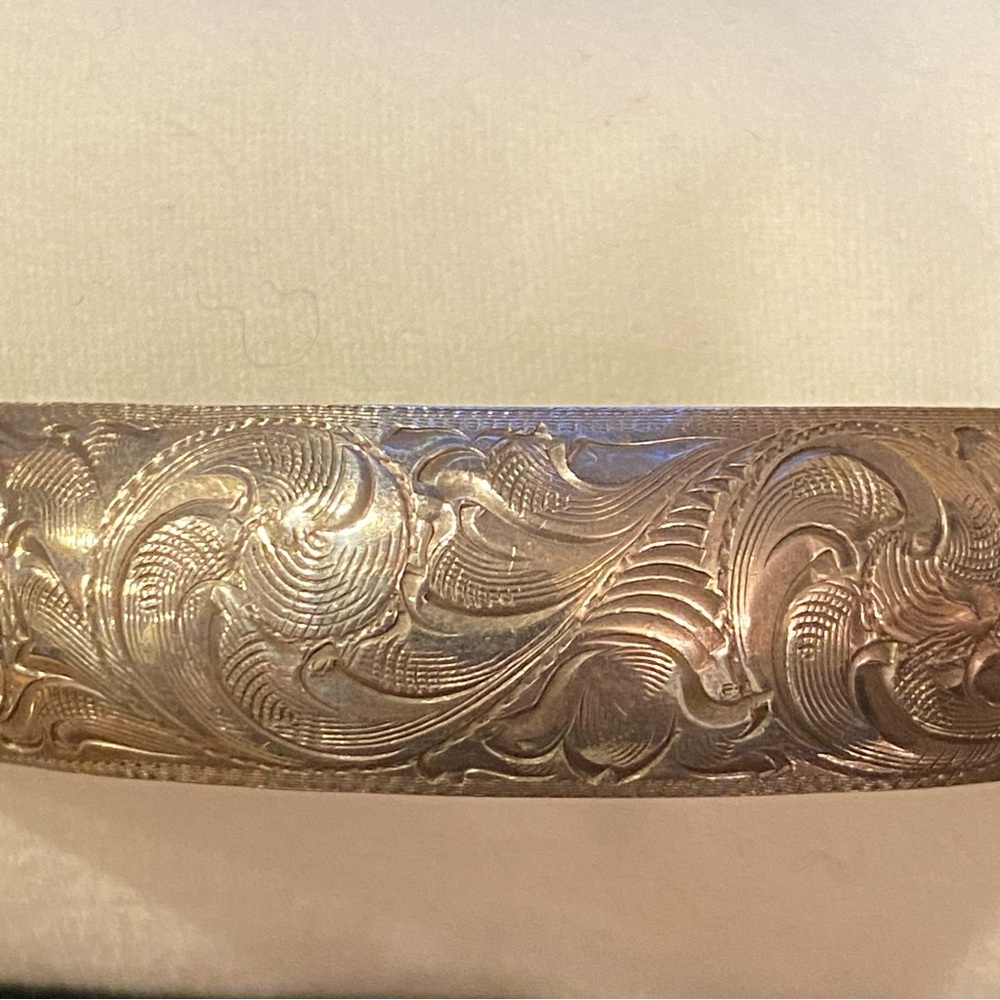 Vintage Sterling Silver Charlie Pattison Signed Bracelet - Picture 15 of 16